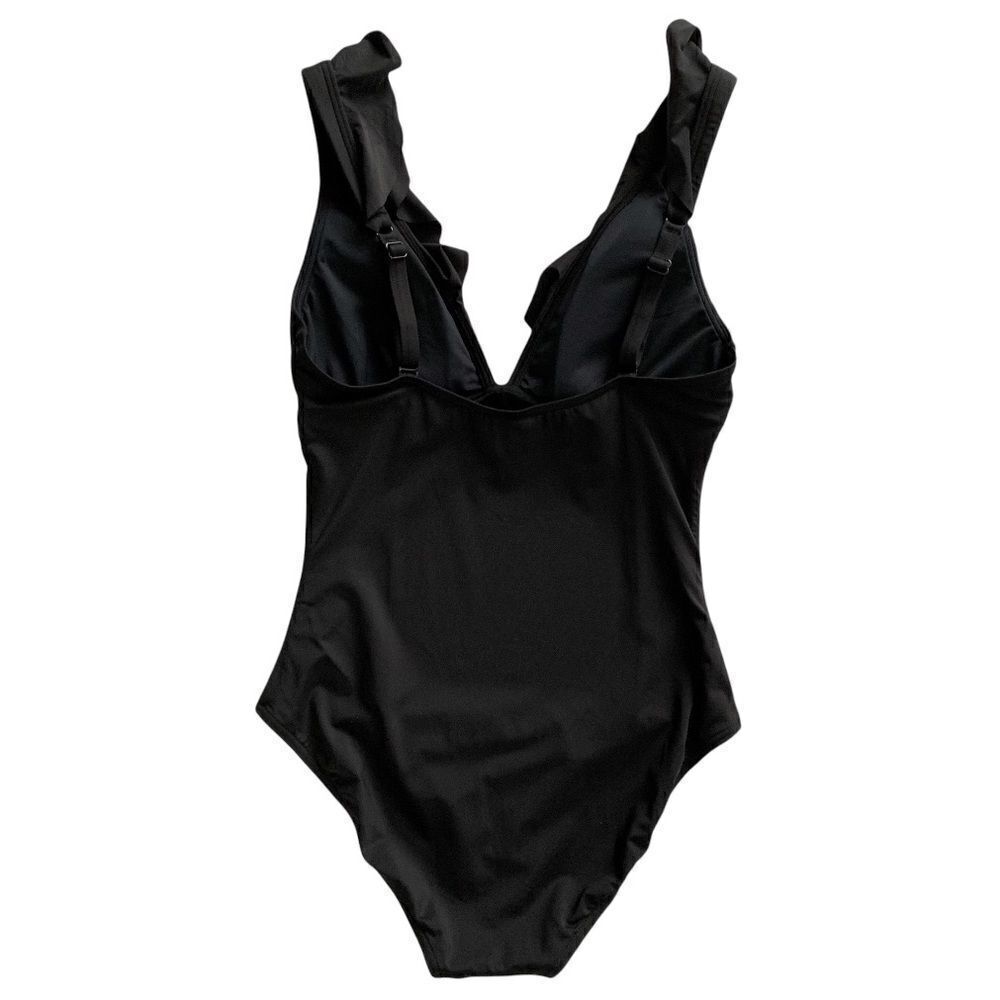 SEA LEVEL Black Frill One-Piece Swimsuit! - Picture 5 of 7